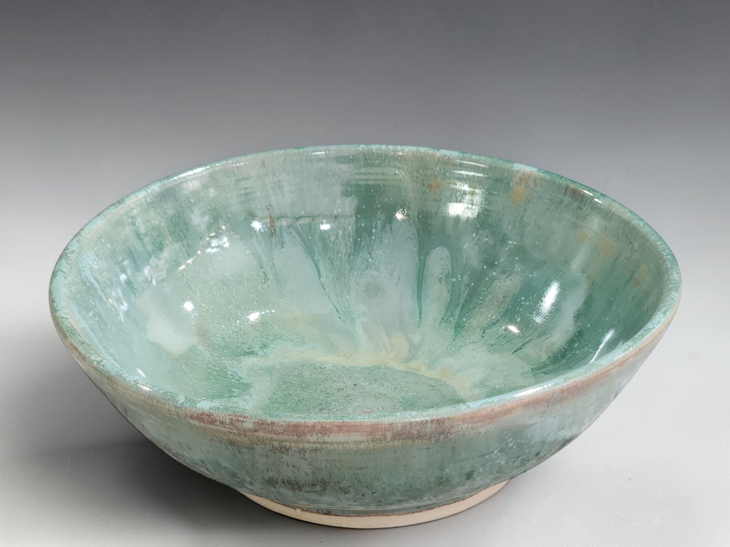 One-of-a-kind Australian pottery bowl for fruit, salads and serving