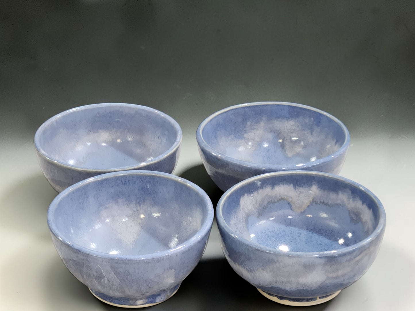Blue pottery breakfast bowls handcrafted in Melbourne Australia