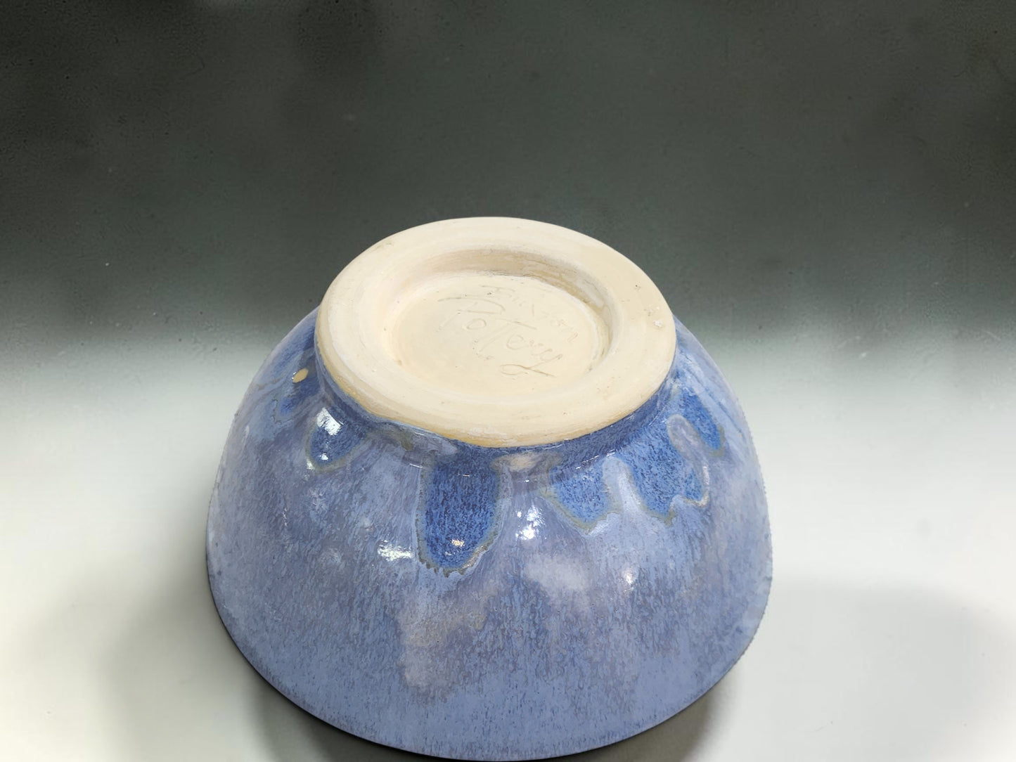 Buxton Pottery handcrafted blue stoneware cereal bowl set made in Australia