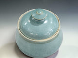 Handmade stoneware sugar bowl by Buxton Pottery, combining functional ceramics with modern Australian craftsmanship and elegant organic form.