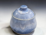Handmade pottery sugar bowl with fitted ceramic lid