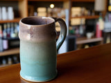 Handmade Ceramic Stein – Oatmeal & Green Pottery Mug - Buxton Pottery
