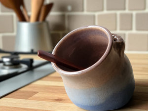 Wheel-thrown stoneware salt cellar – artisan made in Australia