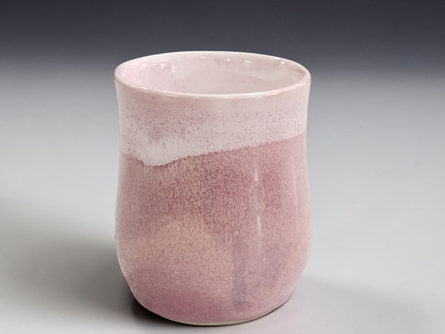 pink pottery coffee mug handmade ceramic cup 400ml Buxton Pottery Australia