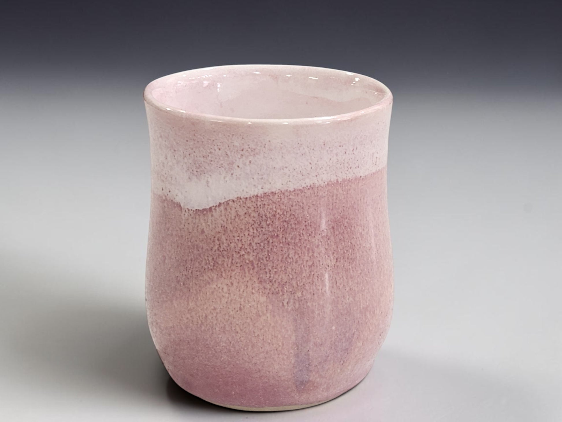 pink pottery coffee mug handmade ceramic cup 400ml Buxton Pottery Australia