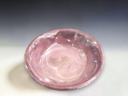 Small pink ceramic dish for rings and jewellery