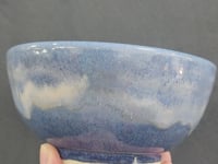 Handmade Blue Stoneware Cereal Bowls|  Artisan Breakfast Bowls | Australian Pottery