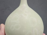 Soft Mint Crystalline Bud Vase – Handmade Ceramics | Pottery Melbourne Australia