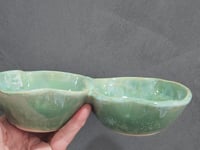 Handmade Double Snack Bowl | Handmade Pottery Melbourne Australia