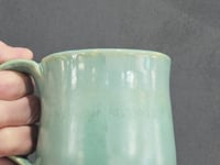 Handmade Pottery Mug | Green Ceramic Cup 300ml | Australian Handmade Ceramics