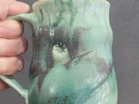 Handmade Pottery Mug 450ml, Australian Ceramic Coffee Cup.