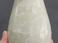 White Crystalline Porcelain Vase – 15cm