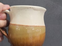 Handmade Ceramic Jug 300ml – Speckled Cream & Brown