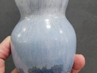 Handmade Blue Bud Vase – Small Stoneware Flower Vase