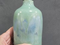 Handmade Ceramic Olive Oil Bottle – Green Glaze Cruet (350ml)