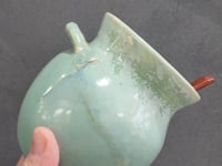 Handmade Ceramic Salt Pig with Wooden Spoon – Rustic Pottery Salt Keeper – Melbourne Pottery