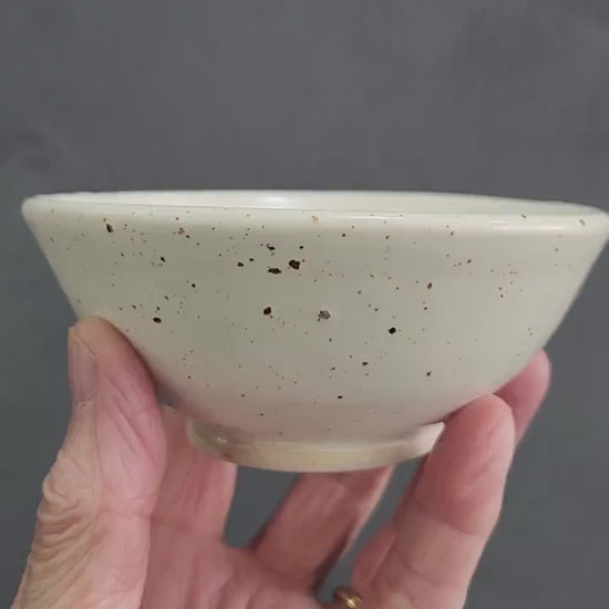 Handmade pottery Condiment Bowl –  Small Salt Dish or Trinket Bowl – Stoneware Pottery