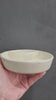 Hand-made Pottery Chip and dip bowl in speckle buttermilk glaze-Ceramic individual snack size chip and dip platter - TV plate for one