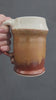 Handmade Ceramic Beer Stein – Red Brown & Cream Glaze Mug – Pottery Gift for Him – 450ml