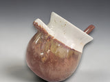 Handmade pottery salt pig for kitchen bench salt storage