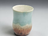 Unique Australian handmade mug with organic glaze detail