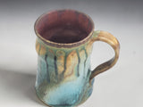 Generous 400ml handmade pottery mug suitable for coffee, tea and hot chocolate.