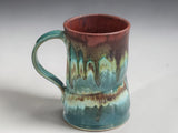 Rustic handmade ceramic mug suitable for coffee, tea or hot chocolate.