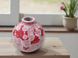 Wheel-thrown red bud vase handmade in Melbourne
