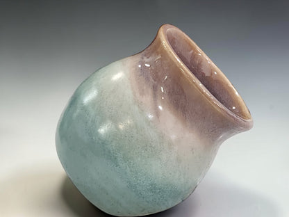 Handmade Ceramic Salt Pig with Wooden Spoon – Rustic Pottery Salt Keeper – Melbourne Pottery