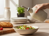 Handmade ceramic oil and vinegar bottle , handcrafted in Melbourne studio by Buxton pottery.
