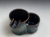 Australia Made Ceramic ashtray with built-in lighter pot.