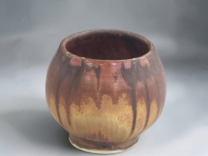 Handmade stoneware cup for tea coffee or matcha with rustic Australian bush-inspired glaze