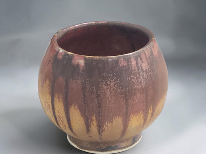 Bush Creek Earth ceramic tea cup featuring flowing earthy glazes inspired by the Australian landscape